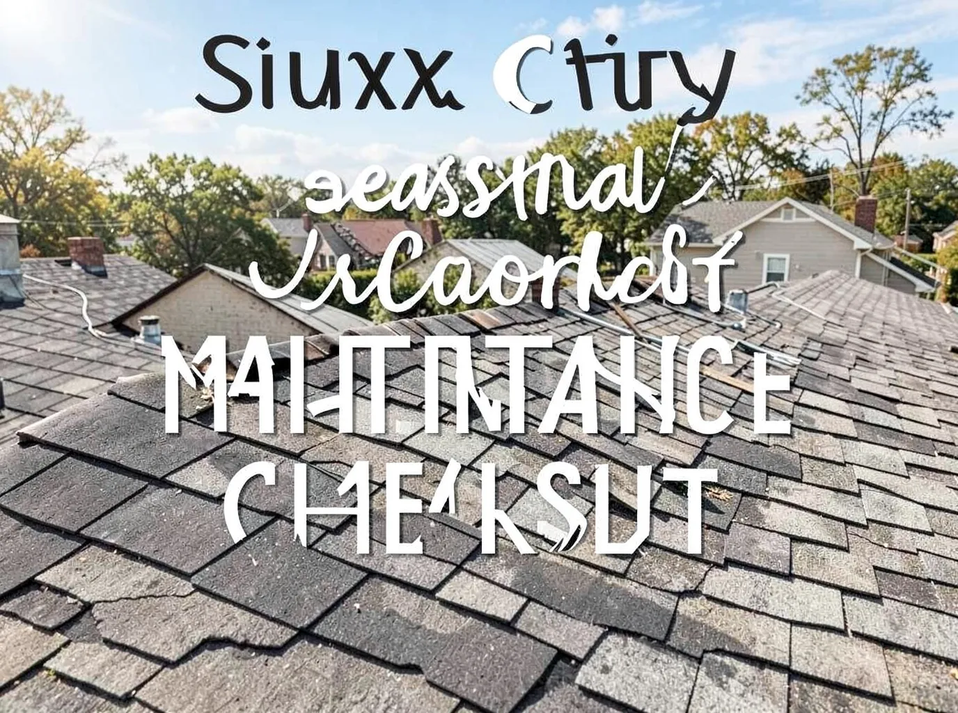 Sioux City Seasonal Roof Maintenance Checklist