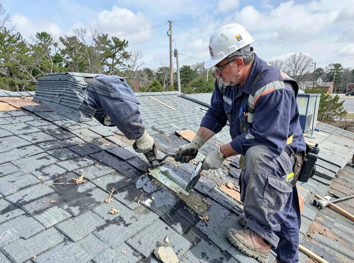 Hail Damage Roof Repair in Sioux City